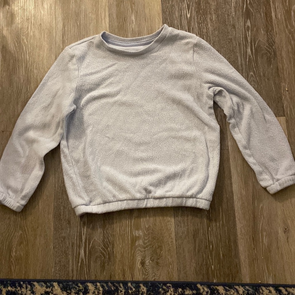 Blue fuzzy shirt from cat and Jack